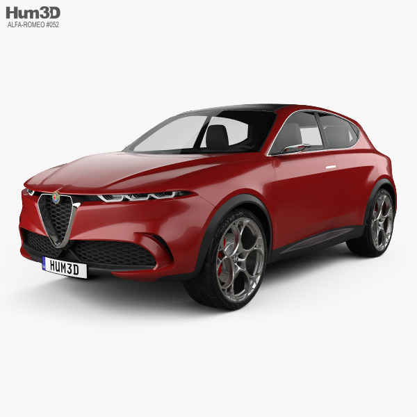 Alfa Romeo Tonale concept 2020 3D model
