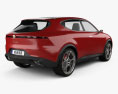 Alfa Romeo Tonale concept 2020 3D-Modell Rückansicht