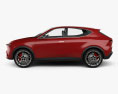 Alfa Romeo Tonale concept 2020 3D-Modell Seitenansicht