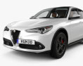 Alfa Romeo Stelvio Q4 with HQ interior 2020 3d model