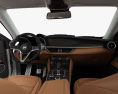 Alfa Romeo Stelvio Q4 with HQ interior 2020 3d model dashboard