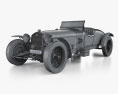 Alfa-Romeo 8C 1934 3D模型 wire render