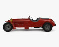 Alfa-Romeo 8C 1934 3D-Modell Seitenansicht