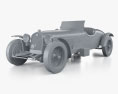 Alfa-Romeo 8C 1934 3d model clay render
