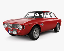 Alfa Romeo Giulia Sprint GTA 1600 1965 3D model