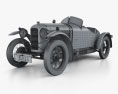 Amilcar CGSS 1926 3d model wire render