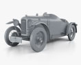 Amilcar CGSS 1927 3D-Modell clay render