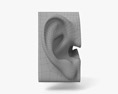 Das menschliche Ohr 3D-Modell