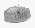 Zahnimplantat 3D-Modell