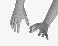 Female Hands Ok Sign 3D 모델 