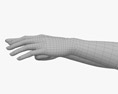 Female Hands Finger Point Modello 3D