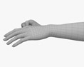 Female Hands Fist Modèle 3d