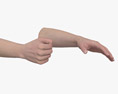 Female Hands Fist Modello 3D