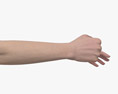 Female Hands Fist Modèle 3d