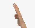 Male Hands Thumbs up 3D модель
