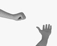 Male Hands Thumbs up 3D模型