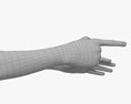 Male Hands Finger Point 3D模型