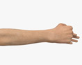 Male Hands Fist 3d model