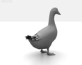 Pekin Duck Low Poly 3D模型