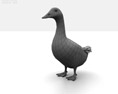 Pekin Duck Low Poly 3D модель