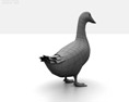 Pekin Duck Low Poly 3D модель