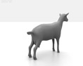 Alpine Goat Low Poly 3D-Modell