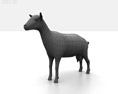 Alpine Goat Low Poly Modelo 3D