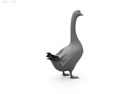 Chinese Goose Low Poly Modèle 3d