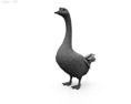 Chinese Goose Low Poly 3D модель