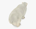 Polar Bear Low Poly Rigged 3D модель
