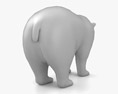 Polar Bear Low Poly Rigged 3D модель