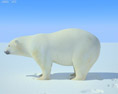 Polar Bear Low Poly 3d model