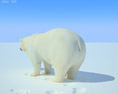 Polar Bear Low Poly 3d model