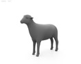 Sheep Low Poly 3d model