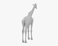 Giraffe Low Poly Rigged 3D模型