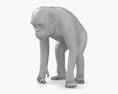 Chimpanzee Low Poly Rigged 3D 모델 