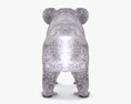 Koala Low Poly Rigged Animated 3D模型