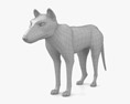 Thylacine Low Poly Rigged Animated 3Dモデル