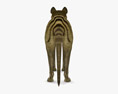 Thylacine Low Poly Rigged Animated 3D модель