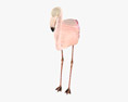 Flamingo Low Poly Rigged Animated 3D модель