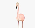 Flamingo Low Poly Rigged 3Dモデル
