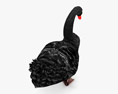 Black Swan Low Poly Rigged Animated Modèle 3d