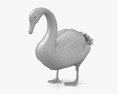 Black Swan Low Poly Rigged 3Dモデル