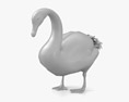Black Swan Low Poly Rigged Modello 3D