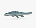 Mosasaurus Low Poly Rigged Animated 3Dモデル