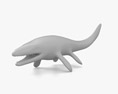 Mosasaurus Low Poly Rigged Animated 3D модель