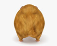 Hamster Low Poly Rigged 3D模型