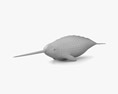 Narwhal Low Poly Rigged 3D 모델 