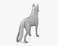 German Shepherd Low Poly Rigged 3Dモデル