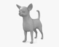 Chihuahua Low Poly Rigged Animated 3D модель